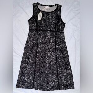 Max Studio Specialty Black and Cream Dress
